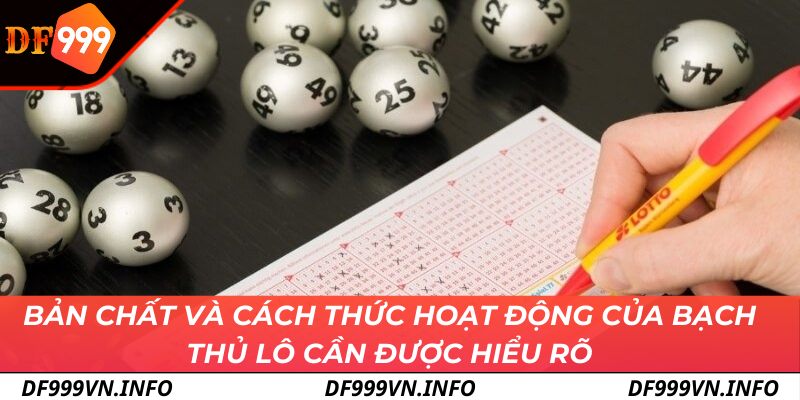 Bản chất và cách thức hoạt động của bạch thủ lô cần được hiểu rõ